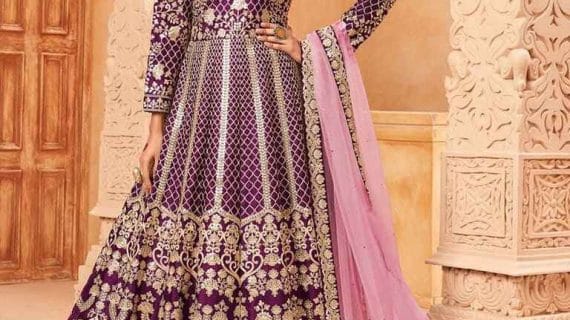 Readymade Embroidery Party Gown